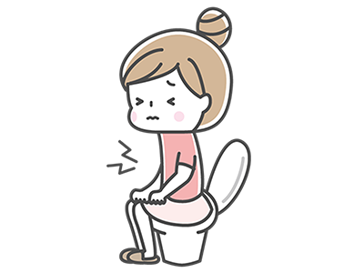 痔が痛いイメージイラスト