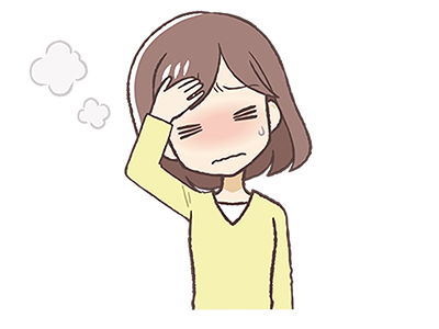 発熱のイメージイラスト