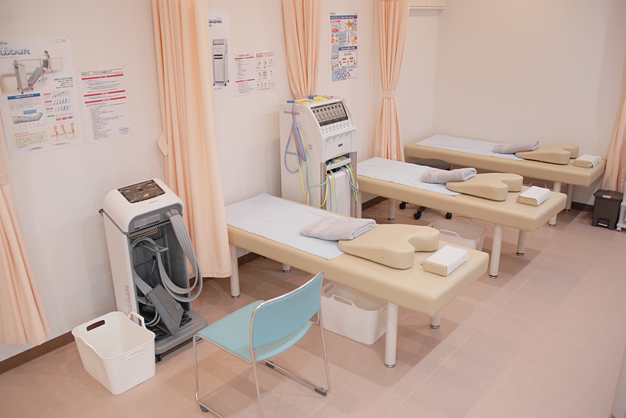 やお城田クリニックのリハビリ室